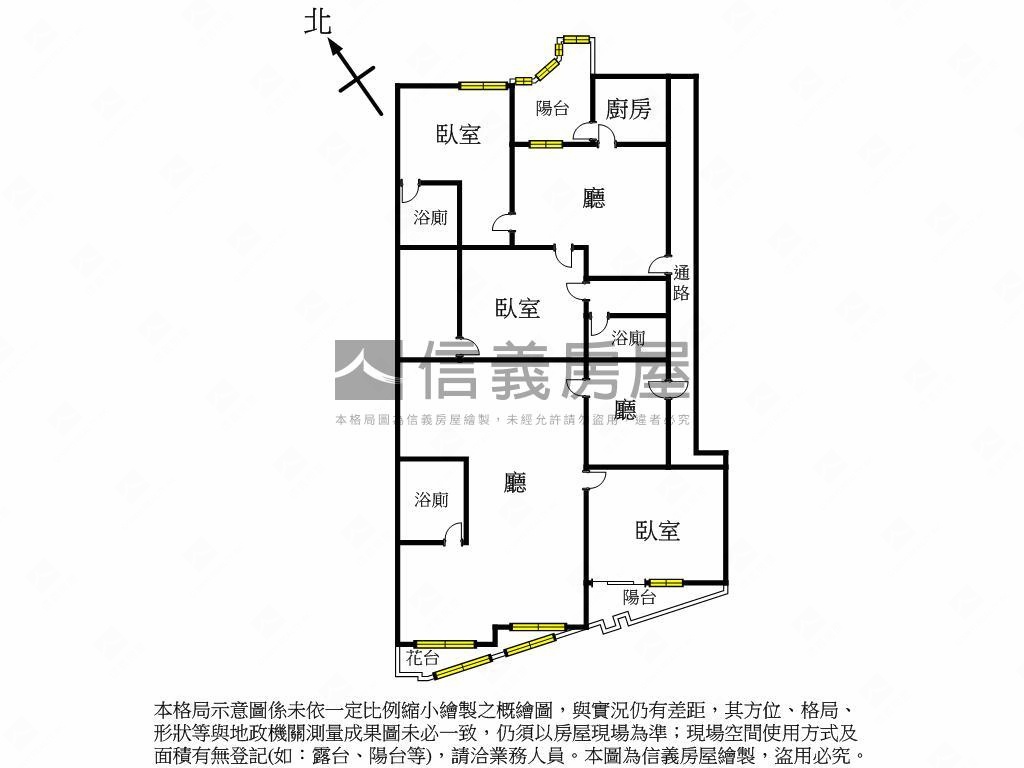 民生大坪數商辦房屋室內格局與周邊環境