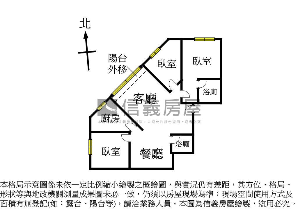 中國醫旁美德街二樓美寓房屋室內格局與周邊環境