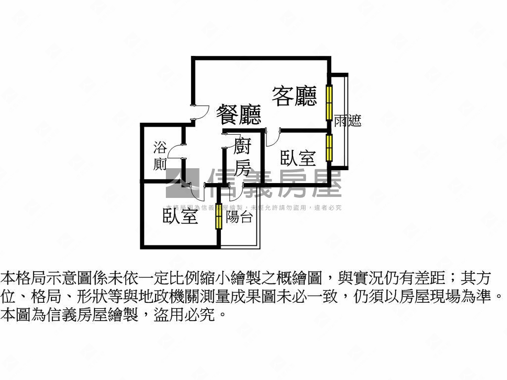 大坪林ＯＮＥ高樓兩房車位房屋室內格局與周邊環境