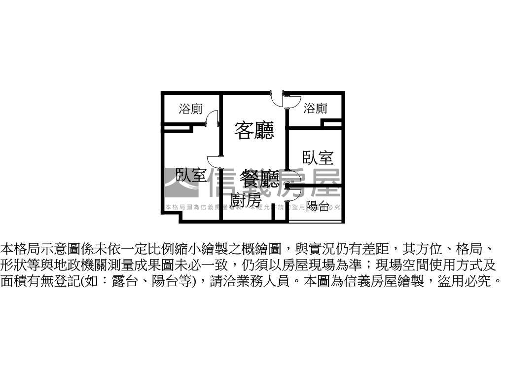 常慶天目Ｅ５兩房小資宅房屋室內格局與周邊環境