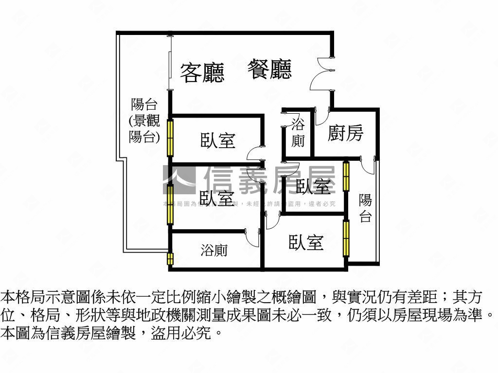 美術１号院Ａ３首排高樓層房屋室內格局與周邊環境