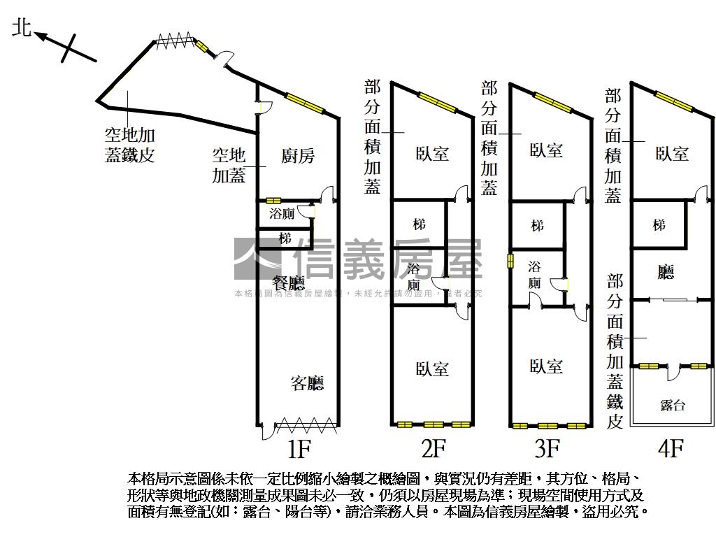 近竹東火車站雙面臨路透天房屋室內格局與周邊環境