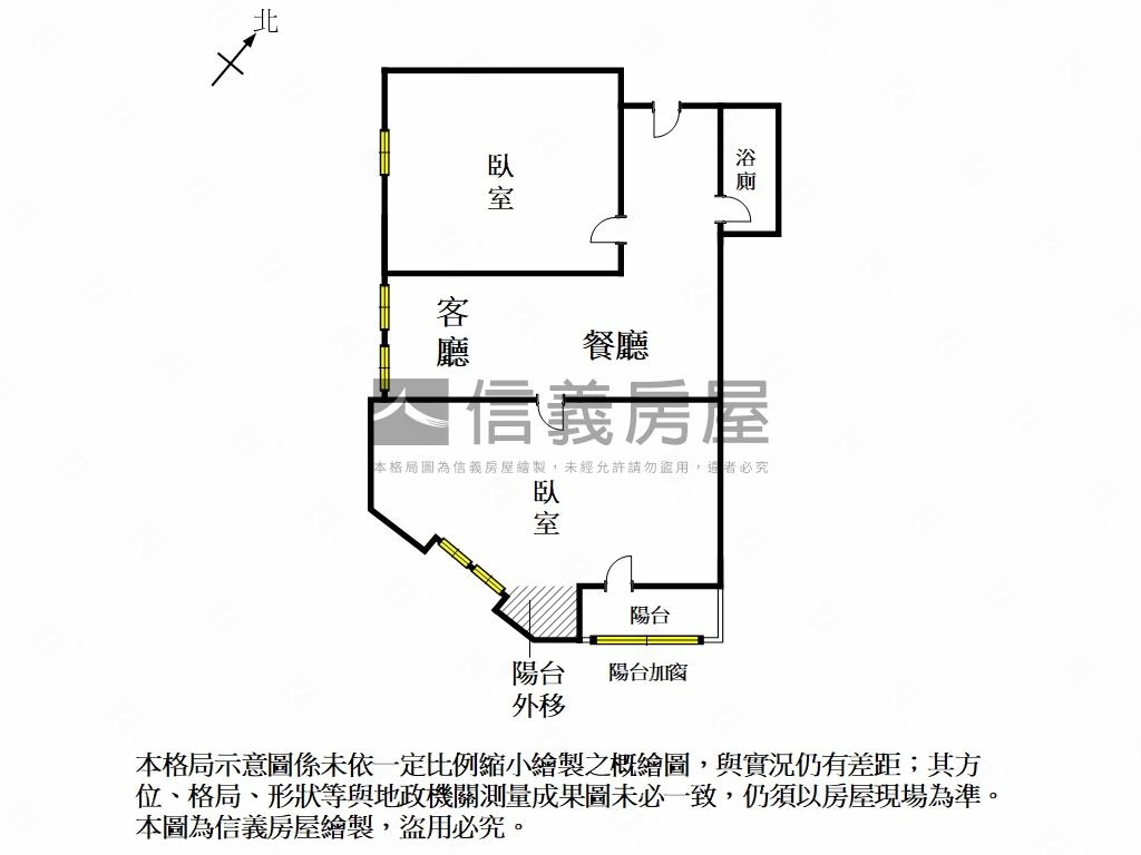 金帥６樓灰常帥二房華廈房屋室內格局與周邊環境
