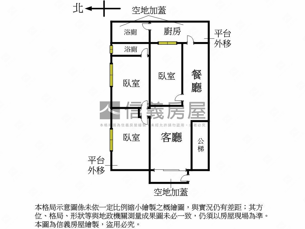 正七張捷運黃金一樓挑高屋房屋室內格局與周邊環境