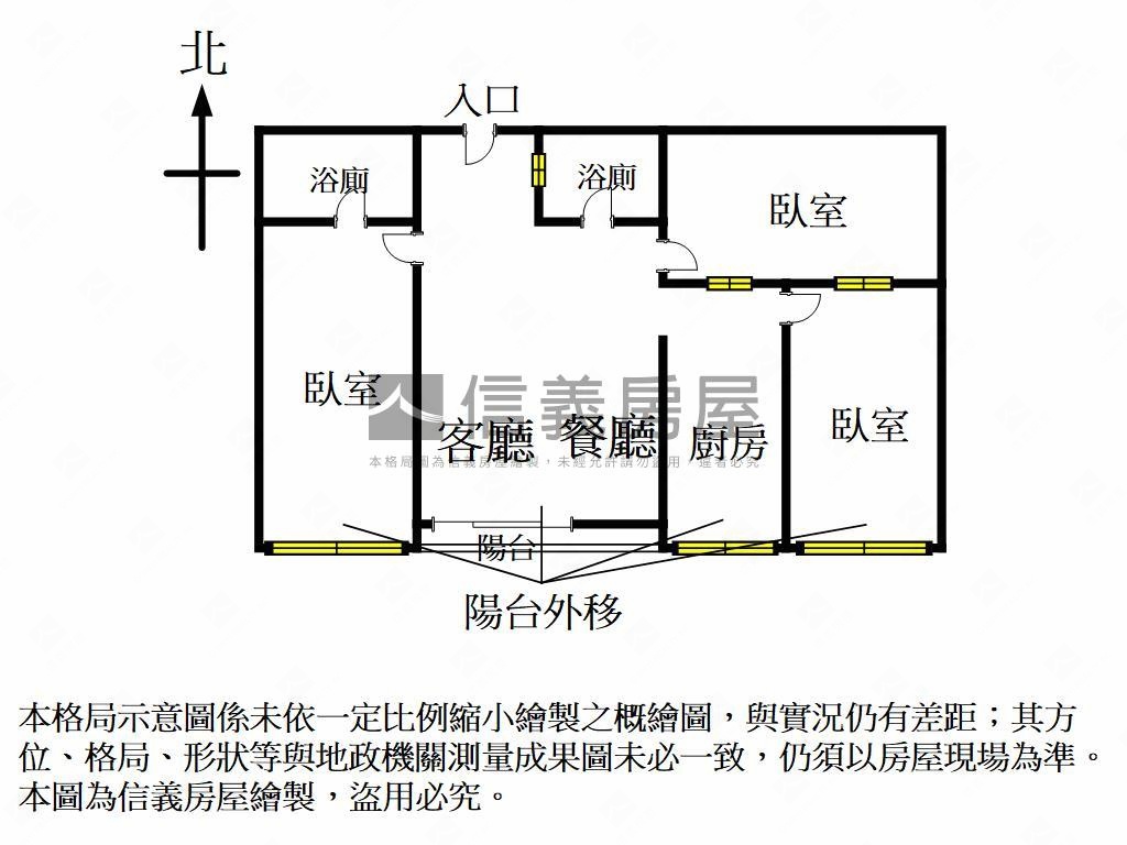 近美麗島捷運站小資３房房屋室內格局與周邊環境