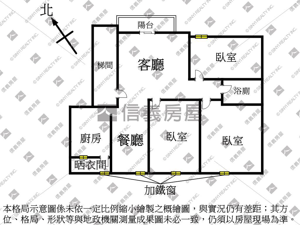 鄰公園近櫻花捷運三房房屋室內格局與周邊環境