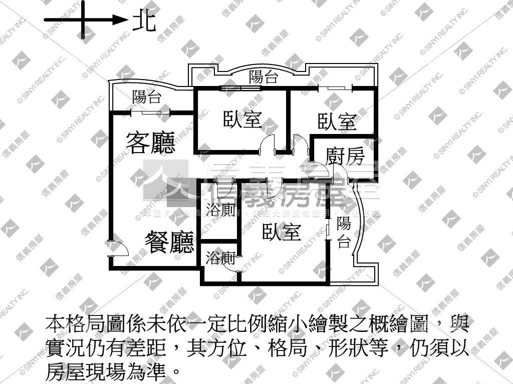 【極品２１】三房平面車位房屋室內格局與周邊環境