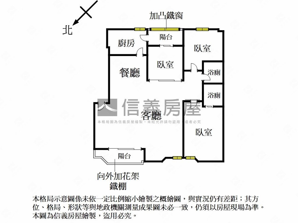 北醫公寓３房管理型社區房屋室內格局與周邊環境
