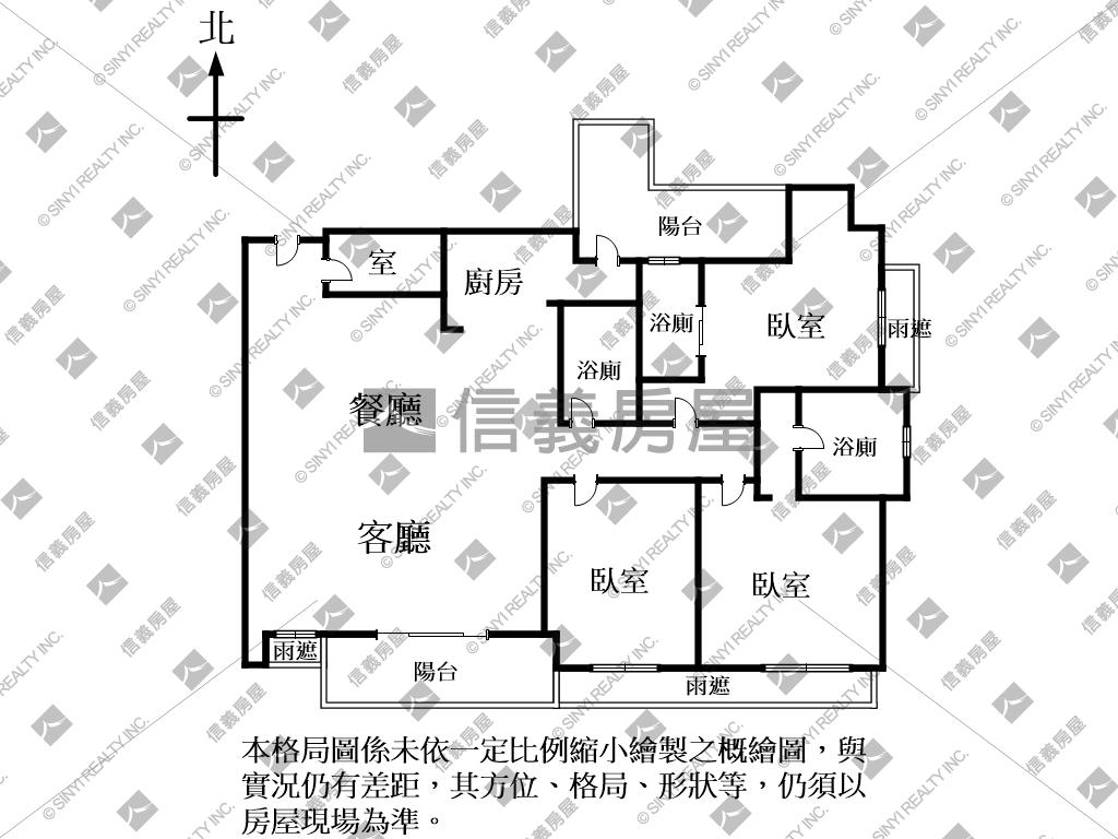 明日博後棟高樓景觀房屋室內格局與周邊環境