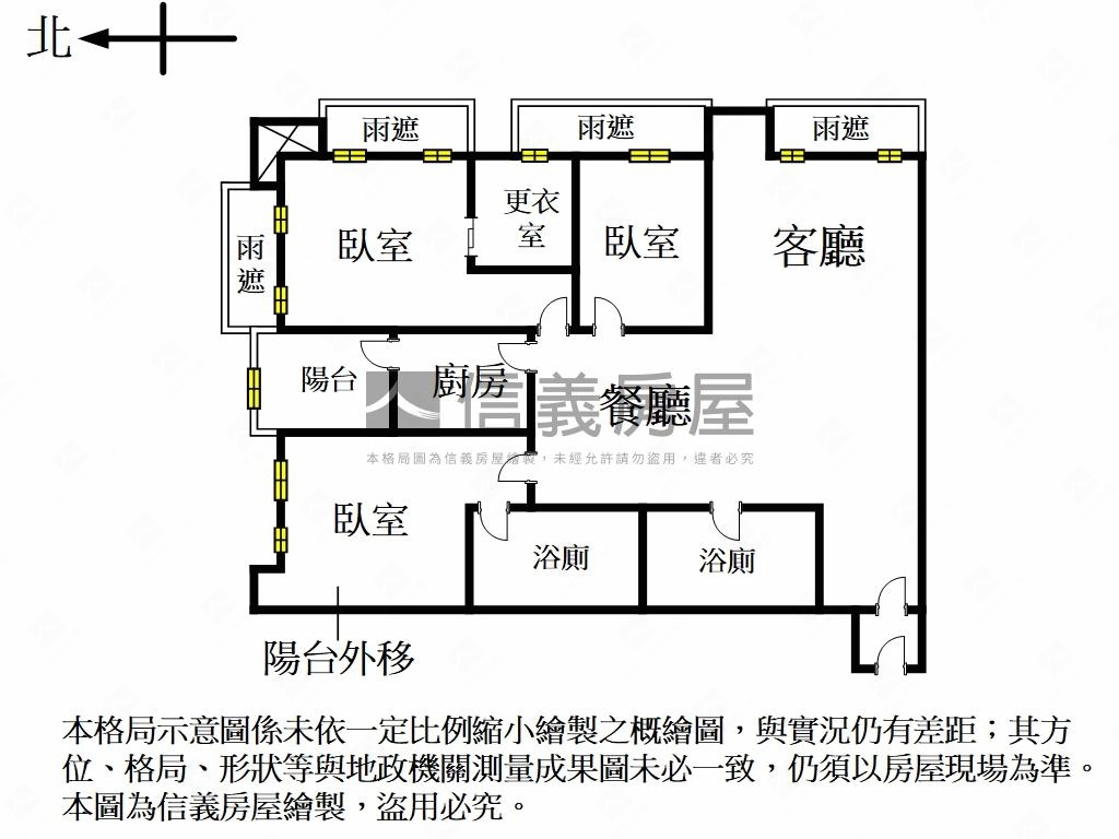 台北橋捷運三房車位房屋室內格局與周邊環境