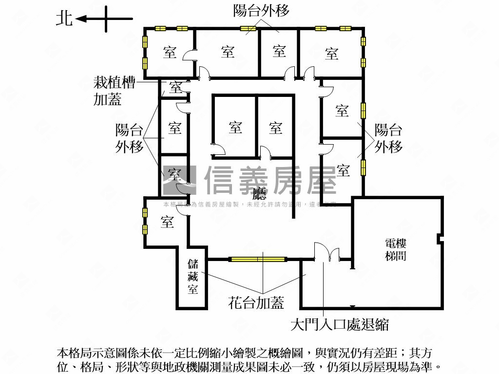 ＮＥＷ名喬財經帷幕純辦房屋室內格局與周邊環境