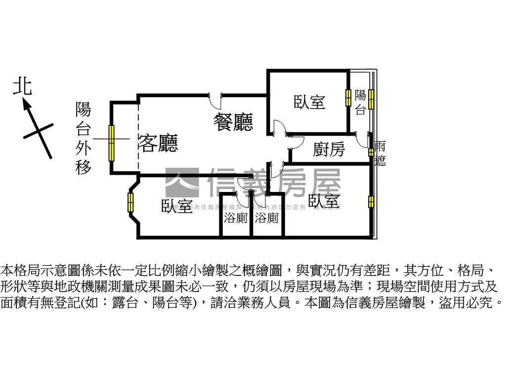 市府商圈三房車位房屋室內格局與周邊環境