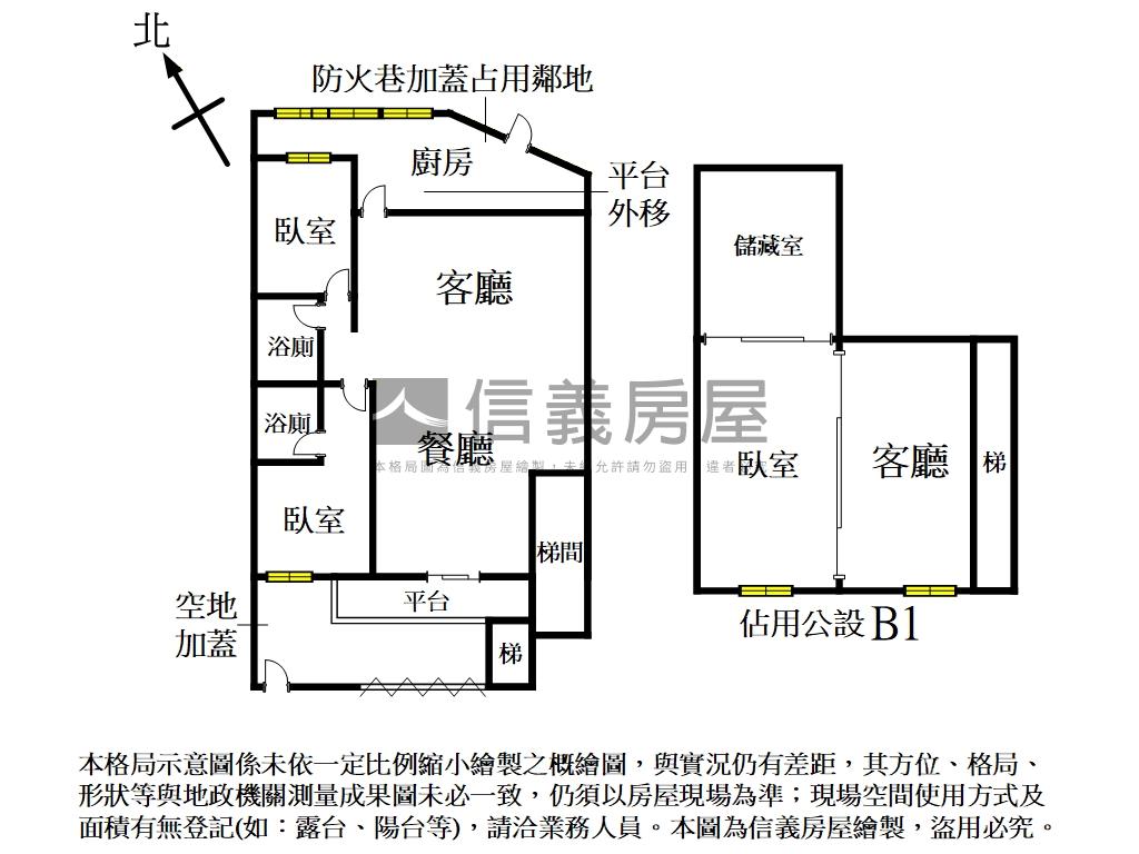 捷運★公園★方正大一樓房屋室內格局與周邊環境