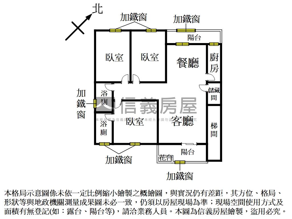 稀有長風新城２樓房屋室內格局與周邊環境