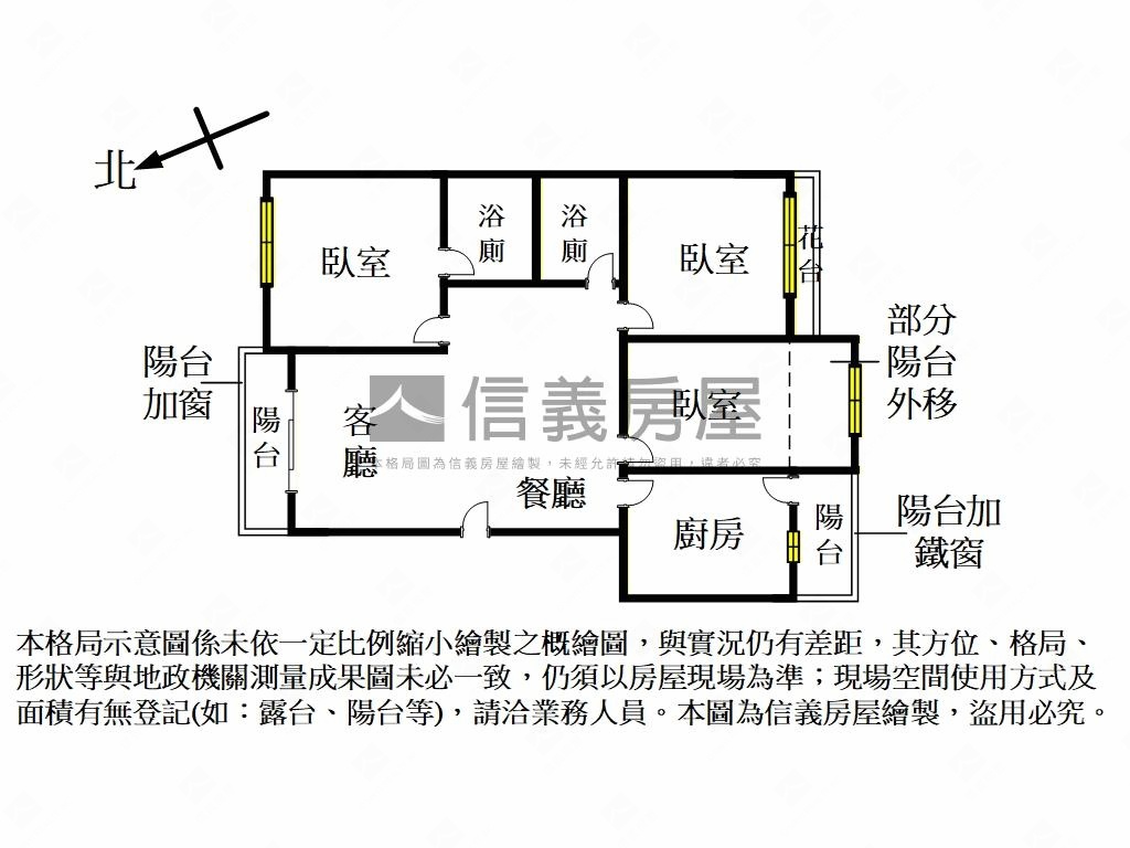 成家希望三房平車位房屋室內格局與周邊環境