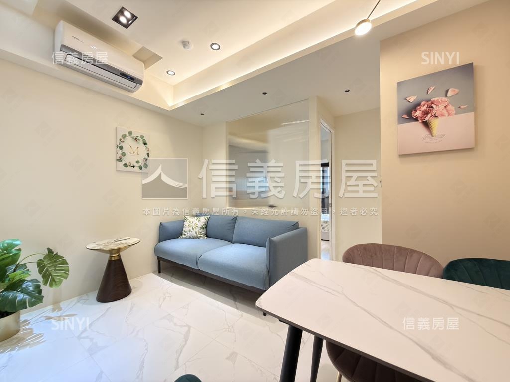 近捷運明亮美裝潢精品二房房屋室內格局與周邊環境