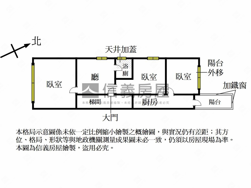 中正國中★明亮電梯三房房屋室內格局與周邊環境