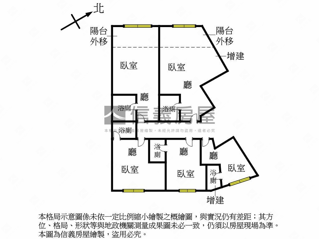 北區一中商圈５間套房房屋室內格局與周邊環境
