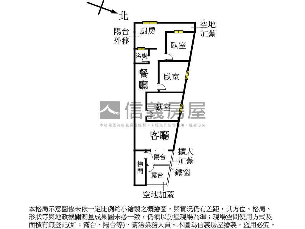 近徐匯中學站公寓二樓房屋室內格局與周邊環境