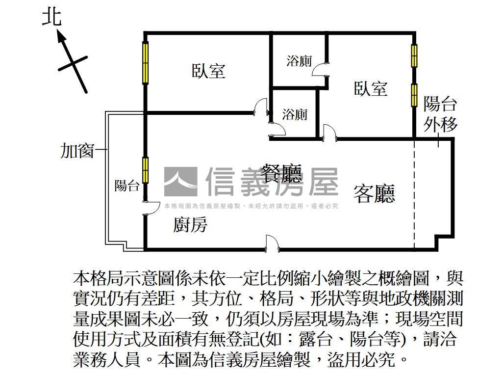 河堤高樓大改２房平車房屋室內格局與周邊環境