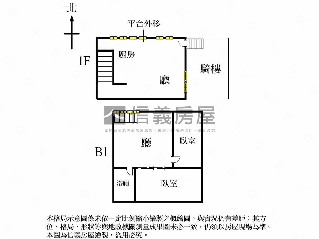 中正商圈★稀有邊間住店房屋室內格局與周邊環境