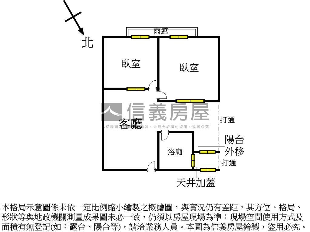 承德路美寓ＩＩ房屋室內格局與周邊環境