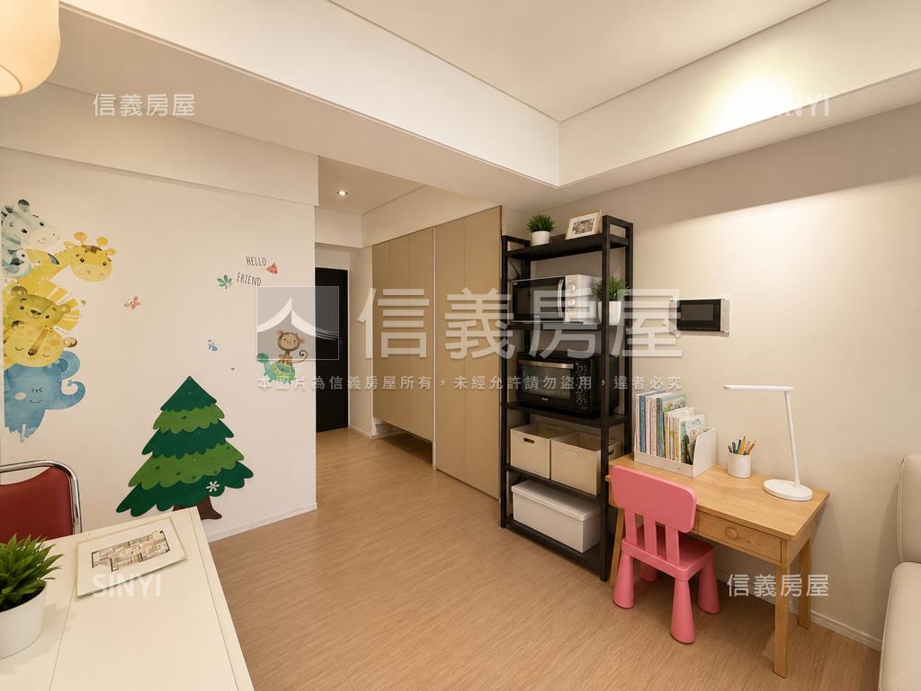 甜蜜蜜質感美２房平面車位房屋室內格局與周邊環境