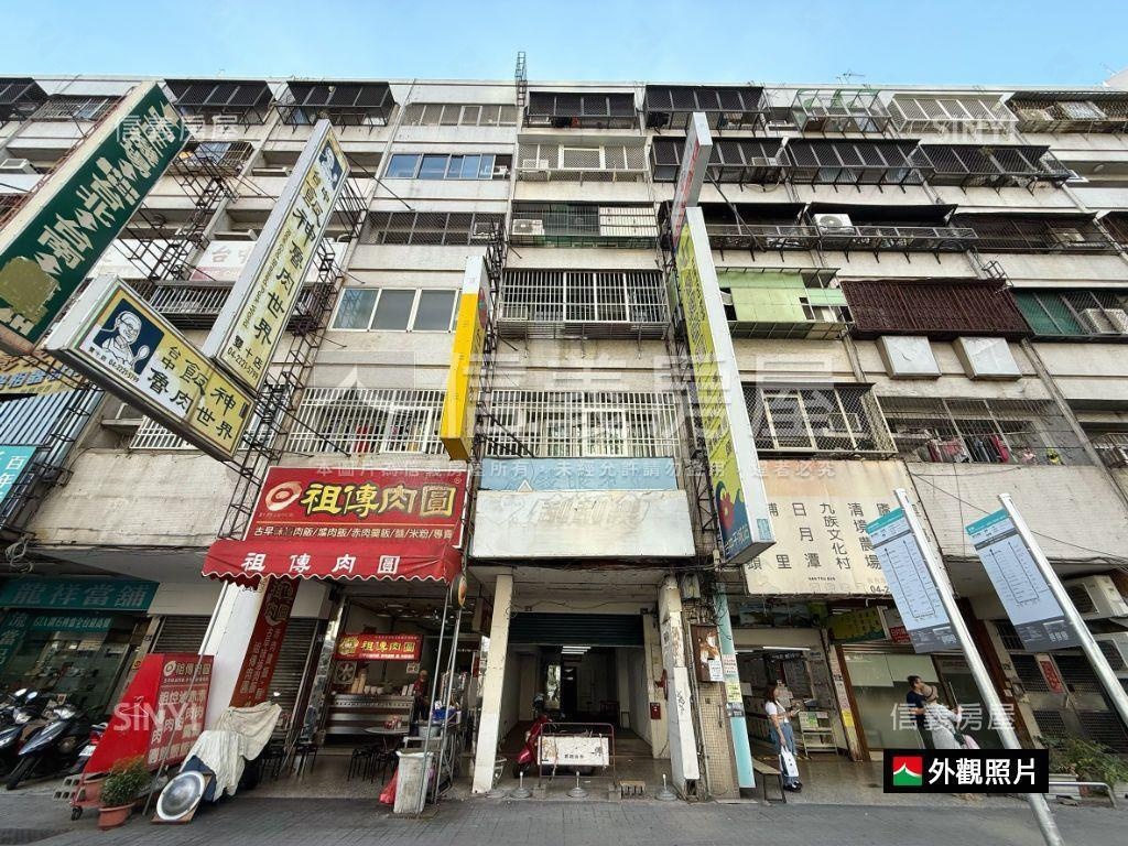 正雙十路火車站旁顯眼店面房屋室內格局與周邊環境