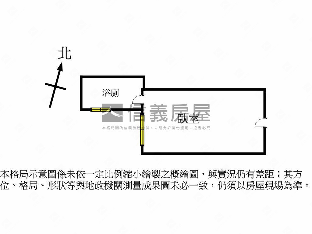 潘朵拉邊間套房衛浴開窗房屋室內格局與周邊環境