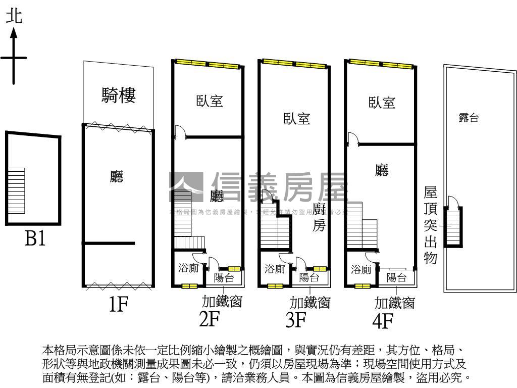 前路後巷車水馬龍黃金透店房屋室內格局與周邊環境