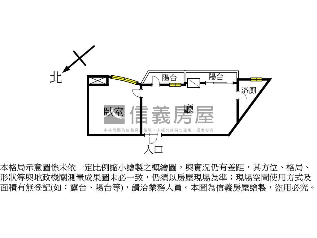 柳川近中華夜市低總價套房房屋室內格局與周邊環境