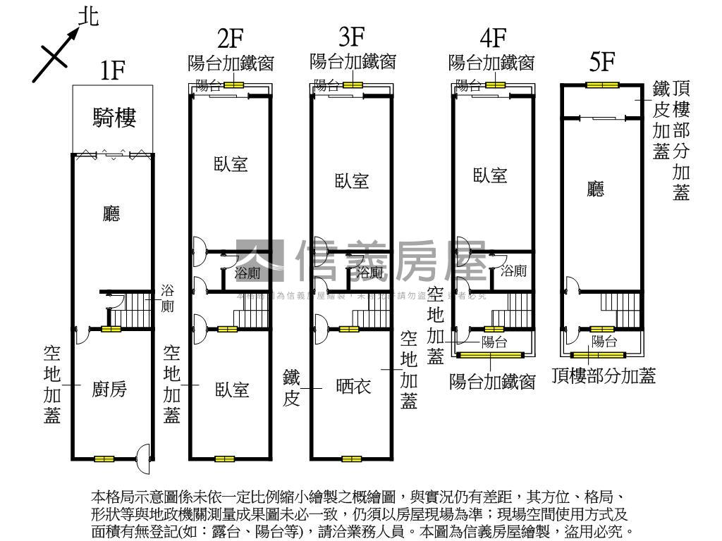 近信義國中小臨路透天房屋室內格局與周邊環境