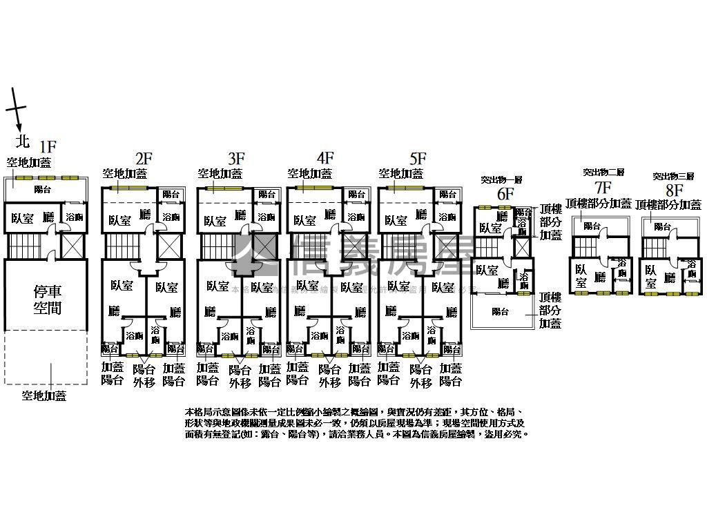 全新電梯收租透套房屋室內格局與周邊環境