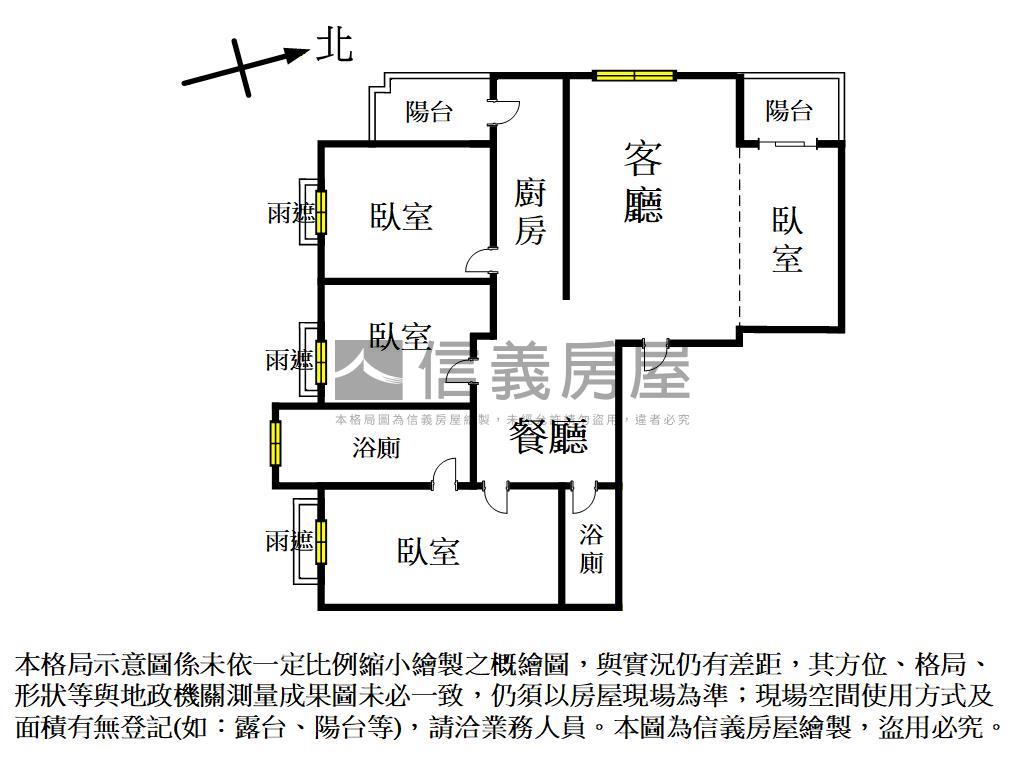 上東區｜四房平車景觀宅房屋室內格局與周邊環境
