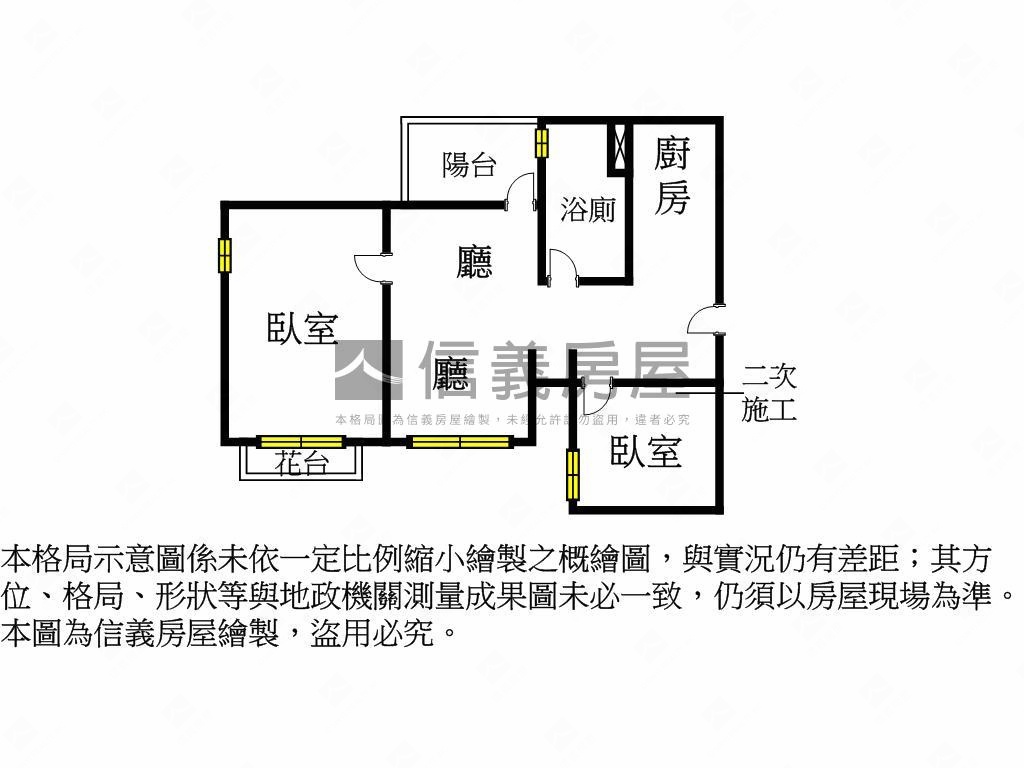 品微楓１４Ｃ兩房附車位房屋室內格局與周邊環境