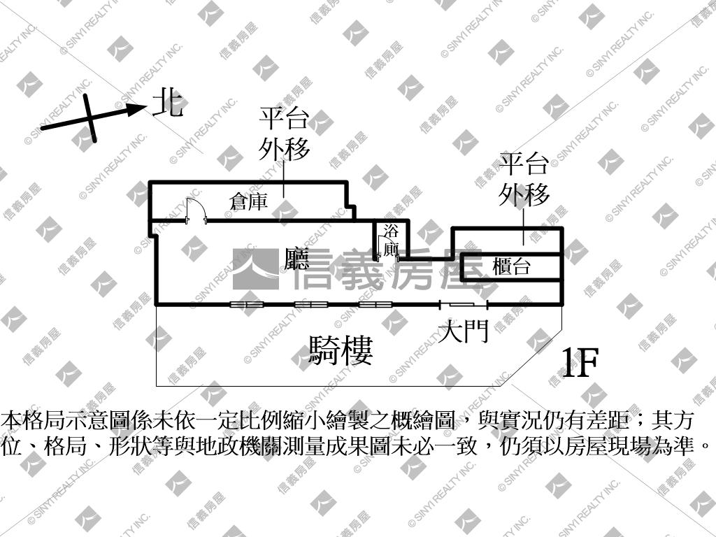 林森北路近條通三角窗金店房屋室內格局與周邊環境