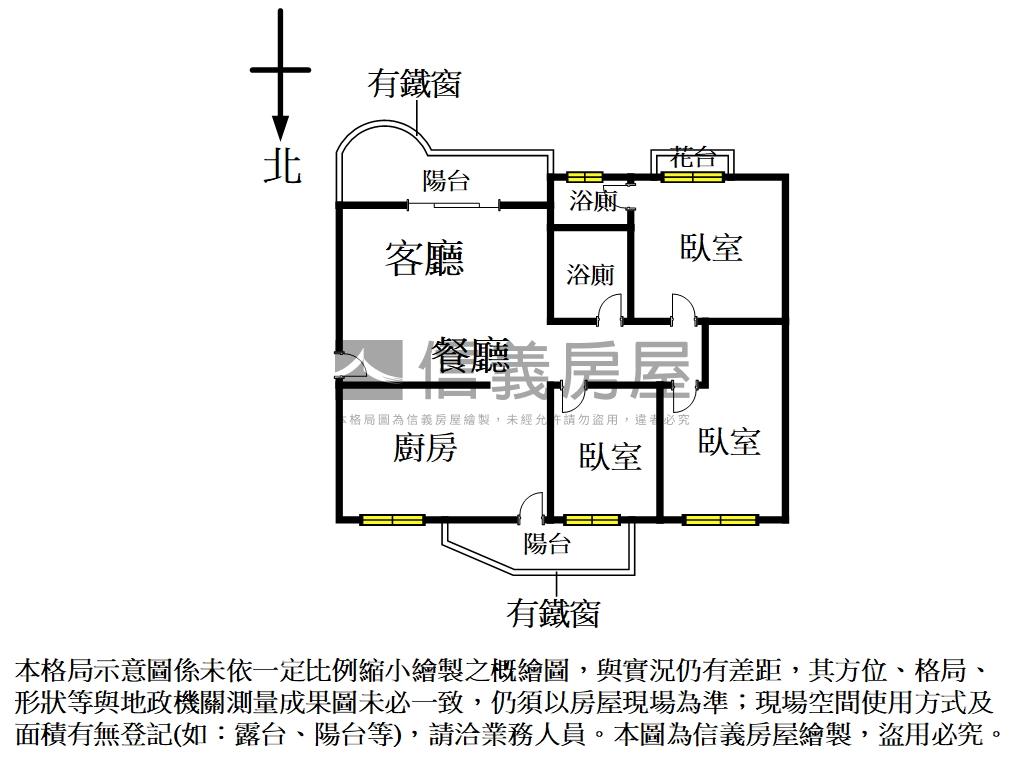 低總價｜三房｜附車位房屋室內格局與周邊環境