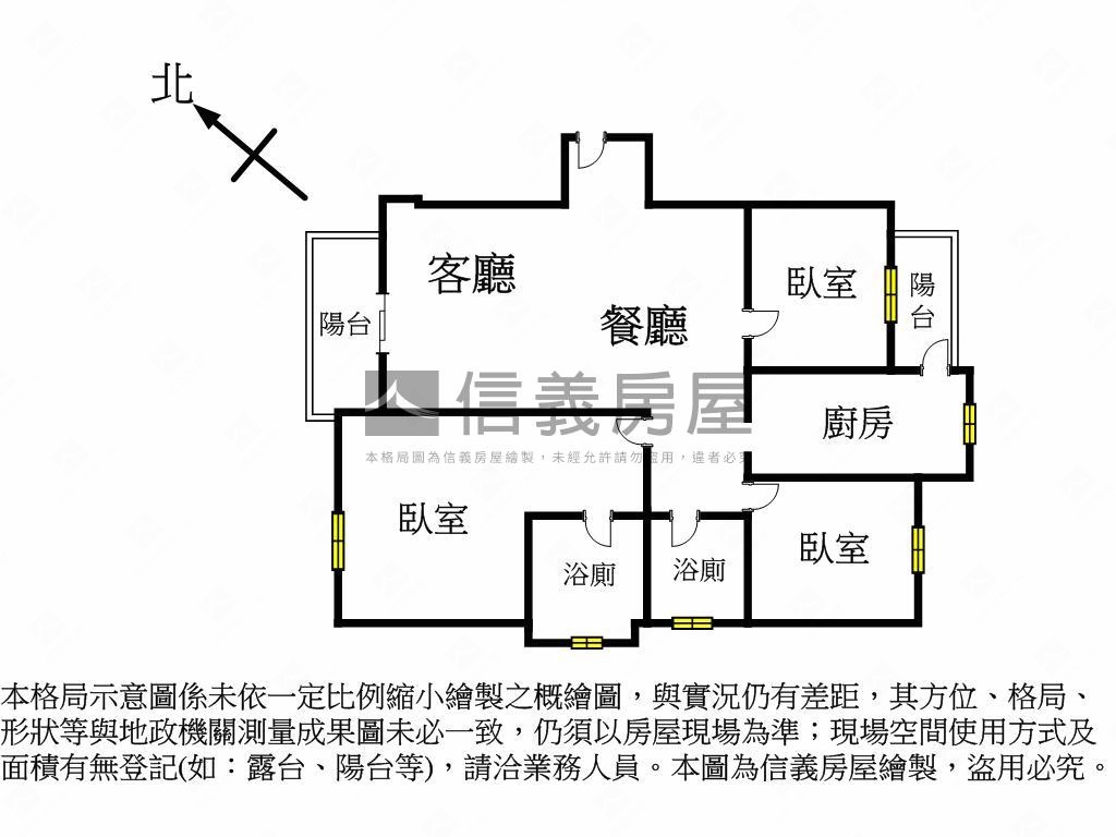 佳福佳璽三房視野戶房屋室內格局與周邊環境