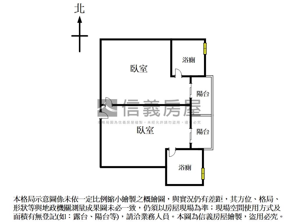 超讚！全新北區美雙套房房屋室內格局與周邊環境