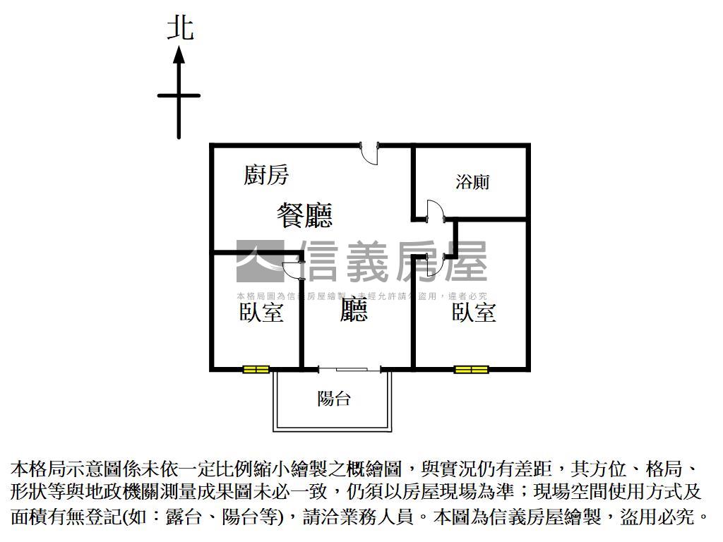 世紀雙星高樓２房平車位房屋室內格局與周邊環境