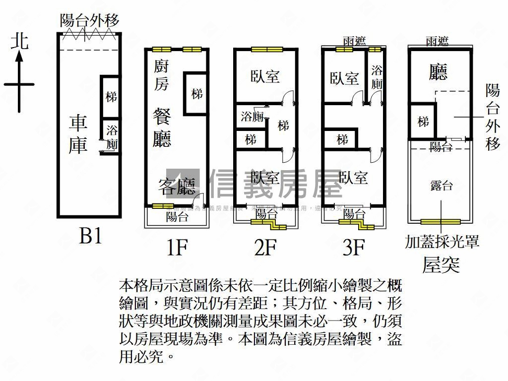 富貴庭園自有車庫透天別墅房屋室內格局與周邊環境