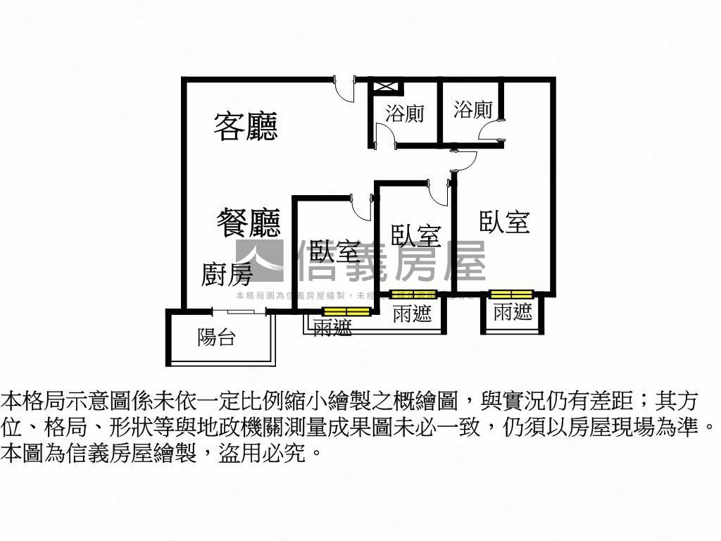 預售）宏築信義Ｃ２棟８樓房屋室內格局與周邊環境