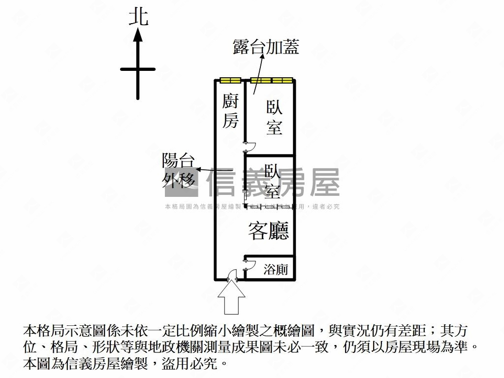 稀有敦南銀座街２房房屋室內格局與周邊環境