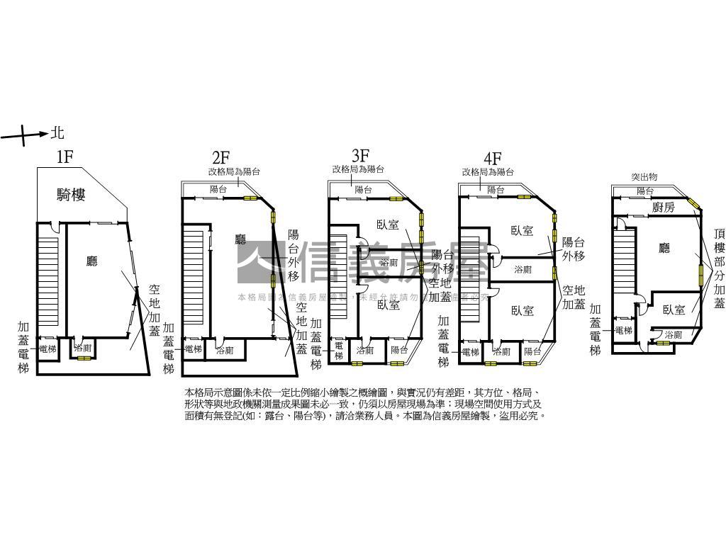 夯座東向西⭐狠棒角間透店房屋室內格局與周邊環境