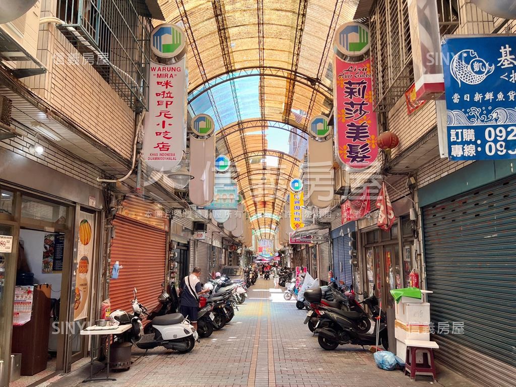 大湳市場。人潮金透店房屋室內格局與周邊環境