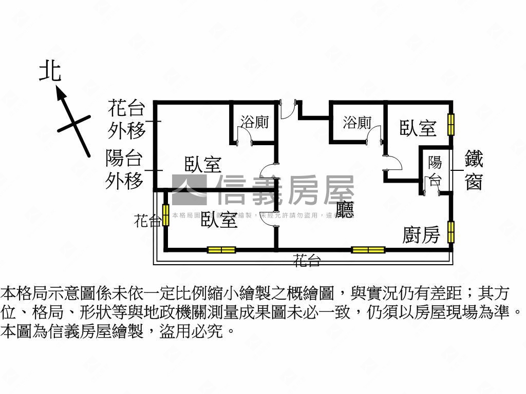 凱旋門三房房屋室內格局與周邊環境