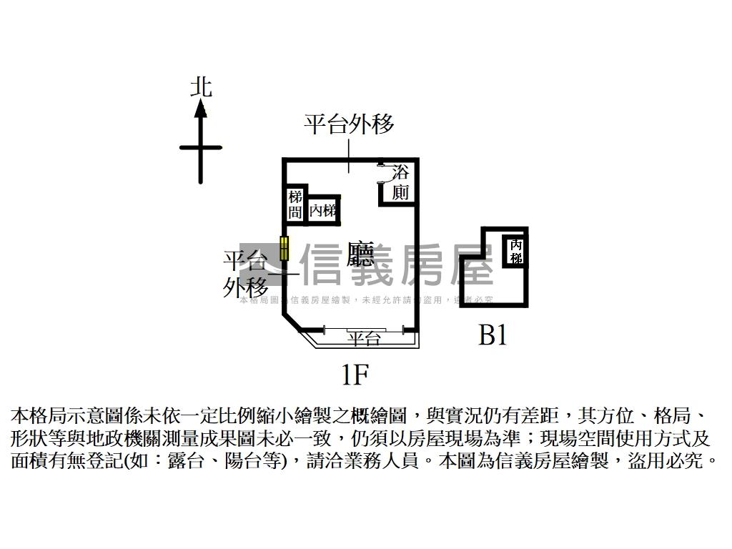 黃金店王大巨蛋三角窗房屋室內格局與周邊環境
