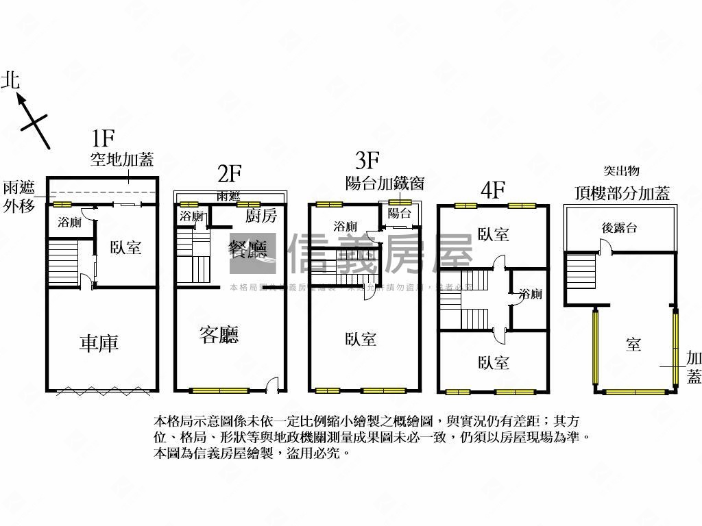 富宇朝南精裝修花園別墅房屋室內格局與周邊環境