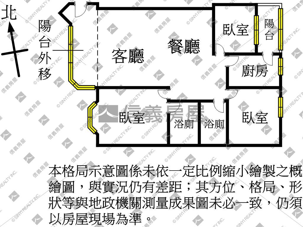 專任誠意出售三房平車房屋室內格局與周邊環境