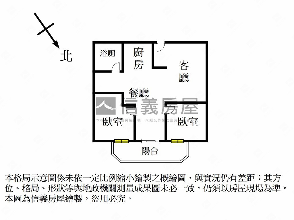 新店達觀美市景２房車位房屋室內格局與周邊環境